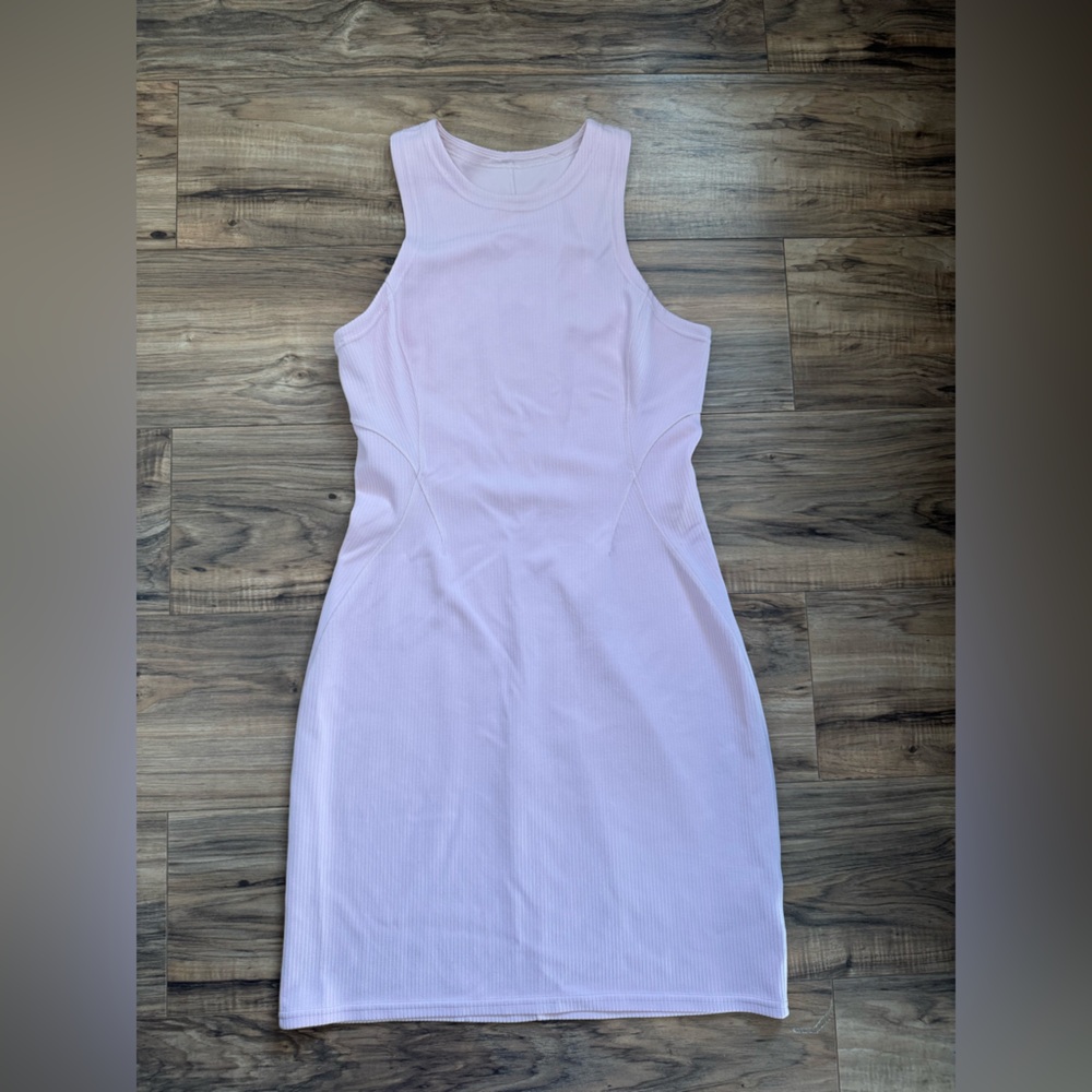 Lululemon Ribbed Softstreme Slim-Fit Tank Dress Size 10